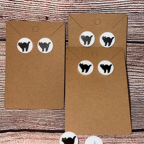 SUPER CUTE HALLOWEEN COOKIE ACRYLIC EARRINGS - Picture 9 of 11